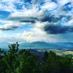 Scenic view of landscape against sky