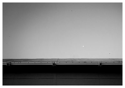 Low angle view of built structure against clear sky