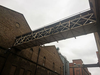 Low angle view of built structure against sky