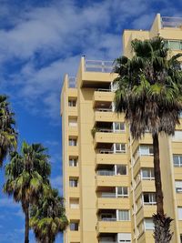 Low angle view of building against sky