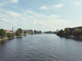 River with buildings in background