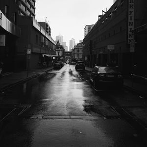 View of city street