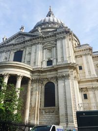 Low angle view of cathedral against sky