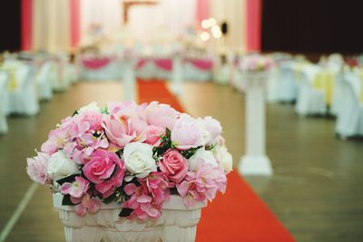 Close-up of rose bouquet