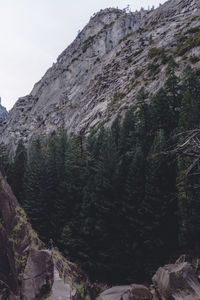 Scenic view of rocky mountains against sky