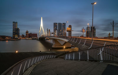 Illuminated city at night