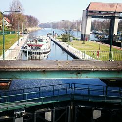 View of bridge in city