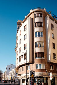 Low angle view of building against sky