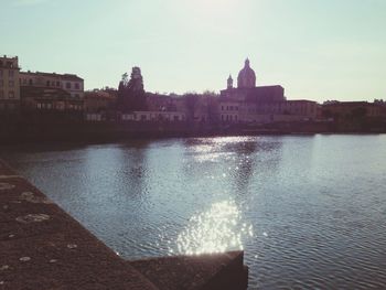 River with buildings in background
