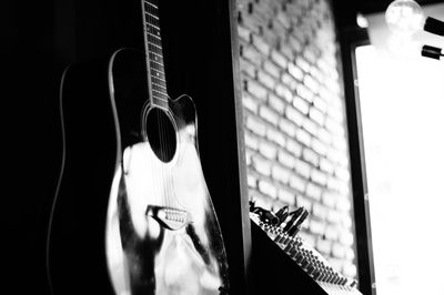 Close-up of guitar