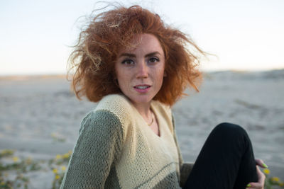 Woman at beach