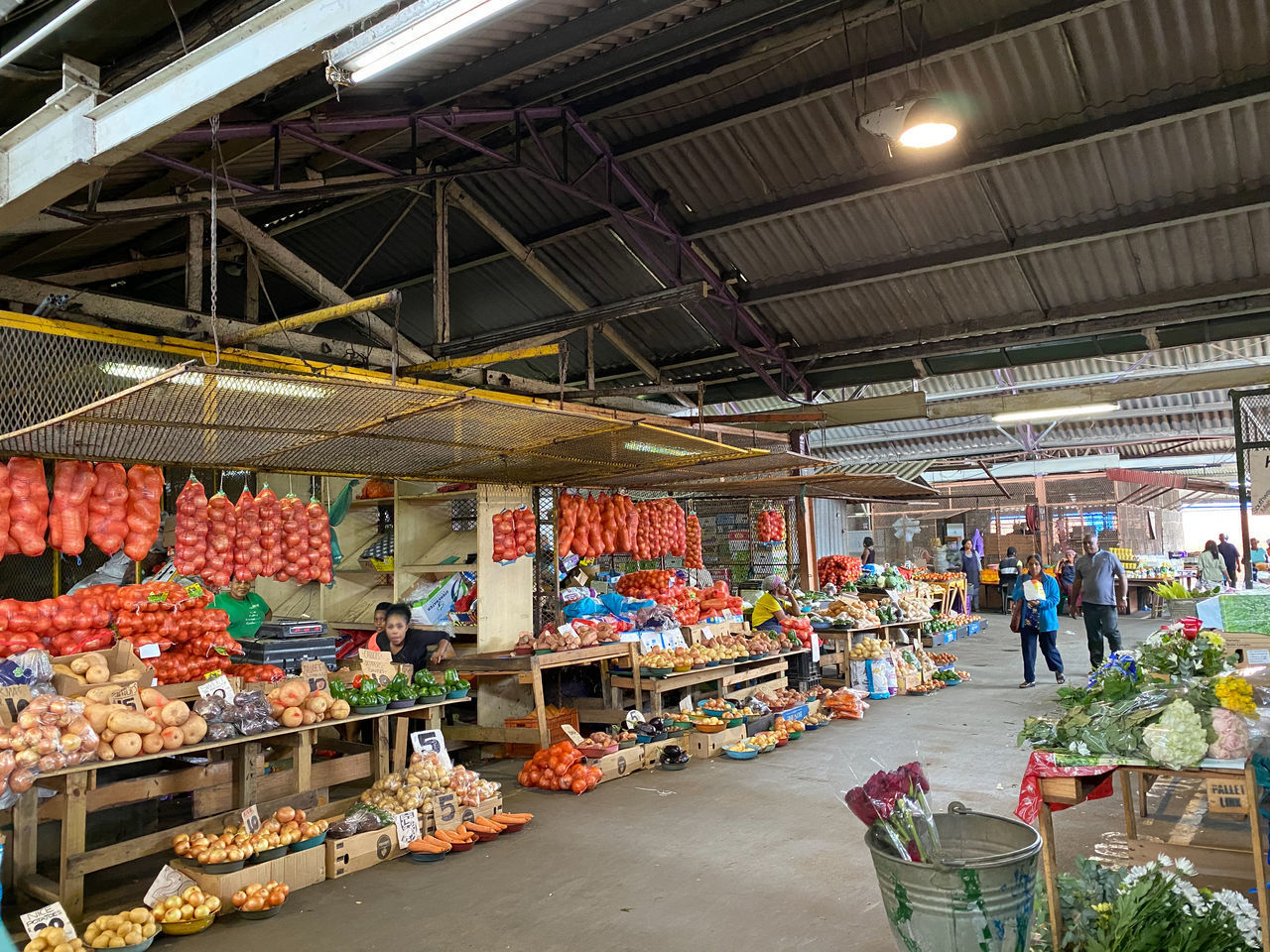 VIEW OF MARKET STALL