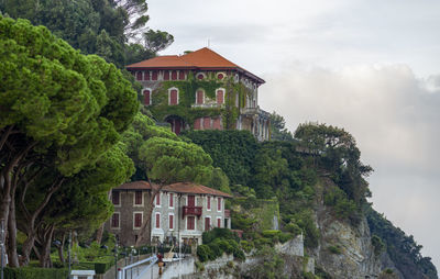 Scenery around levanto, a small town at a coastal area in the province of la spezia