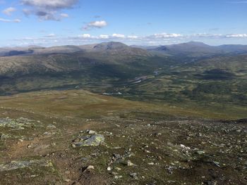 Scenic view of landscape against sky