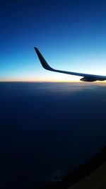 Clouds over sea at dusk