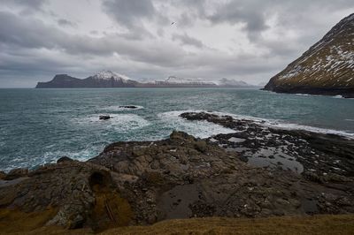 Storm over the sea