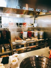 Close-up of food in kitchen