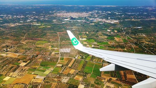 Aerial view of landscape