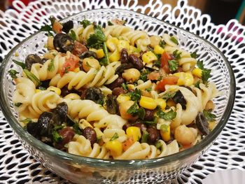 Close-up of salad in bowl