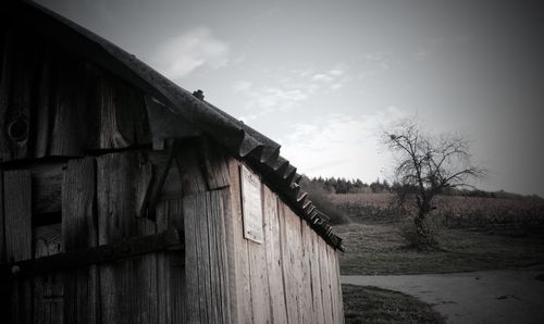 Old wooden wall