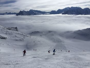 Skiing in tirol, austria