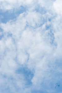 Low angle view of clouds in sky