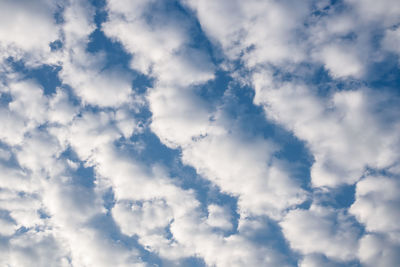 Low angle view of cloudy sky