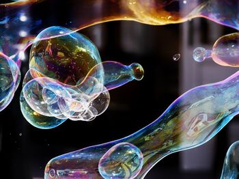 Close-up of bubbles