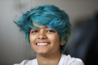 Portrait of a smiling young woman