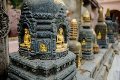 Mahabodhi temple, bodh gaya, india. buddha attained enlightenment here, gaya, india