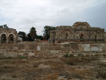 Old ruins against clear sky