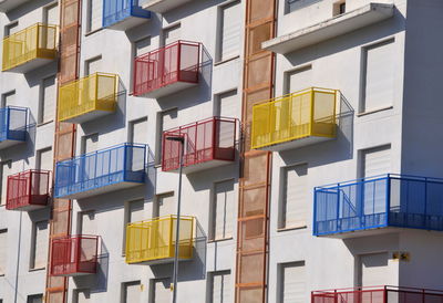 Low angle view of residential building