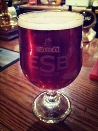 Close-up of text on wall