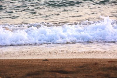 Scenic view of sea waves