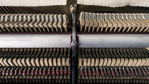 Full frame shot of piano