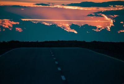 Scenic view of sky during sunset