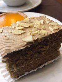 Close-up of dessert in plate