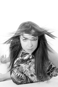 Portrait of a beautiful young woman