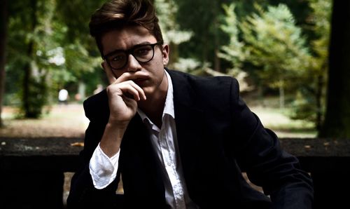 Portrait of young man