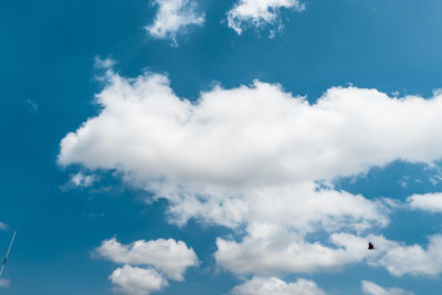 Low angle view of clouds in sky