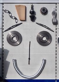 Close-up of machine part