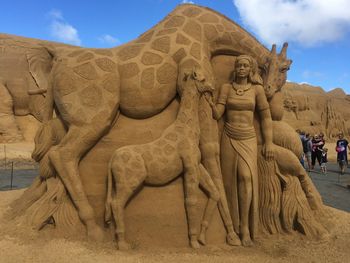 Statue of liberty against sky