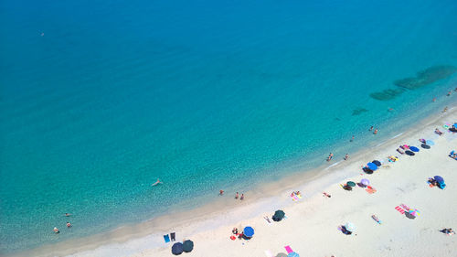 Aerial view of beach