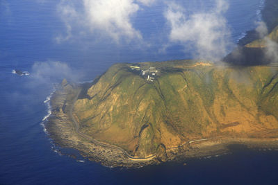 Panoramic view of sea against sky