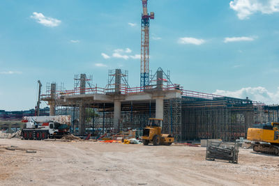 Buildings in city against sky