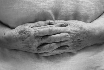 Close-up of human hands