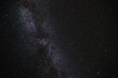 Star field against sky at night