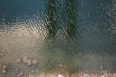 Full frame shot of rippled water