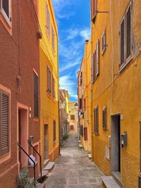 Street amidst buildings in city