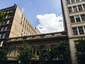 Low angle view of building against sky